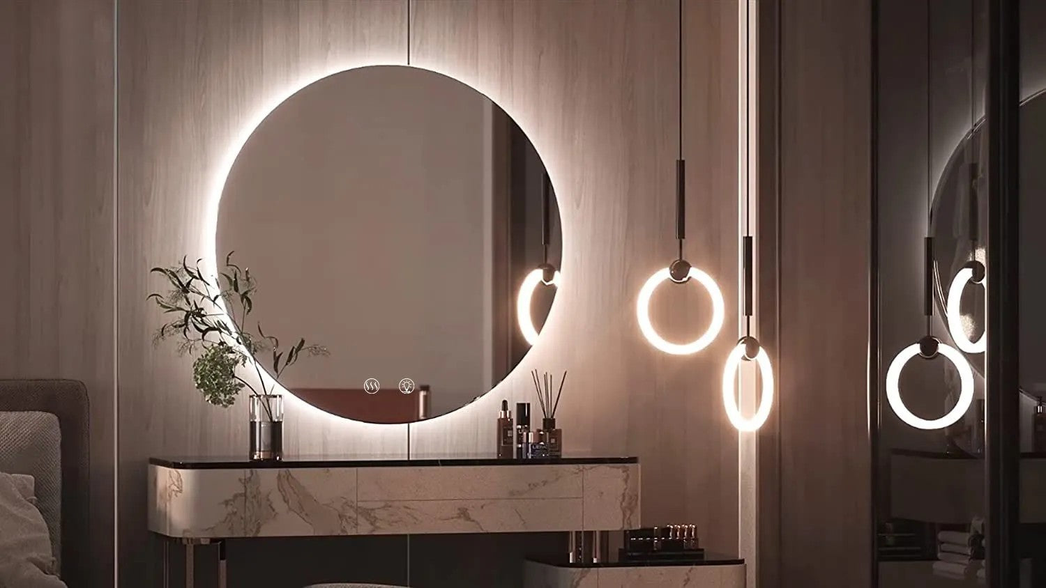 Zrkadlo LED 90cm HZJ090  7