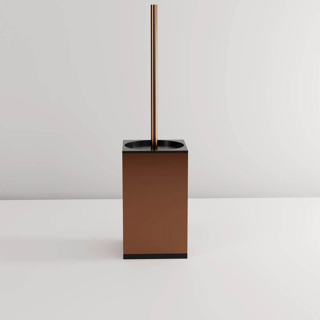 Kovový stojan na WC s kefou B110 BRUSH COPPER  7