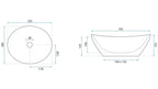 Umývadlo na dosku REA SOFIA Mini Grigio  7