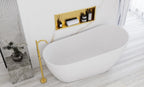 bathroom shelf 30x60 gold brush  7