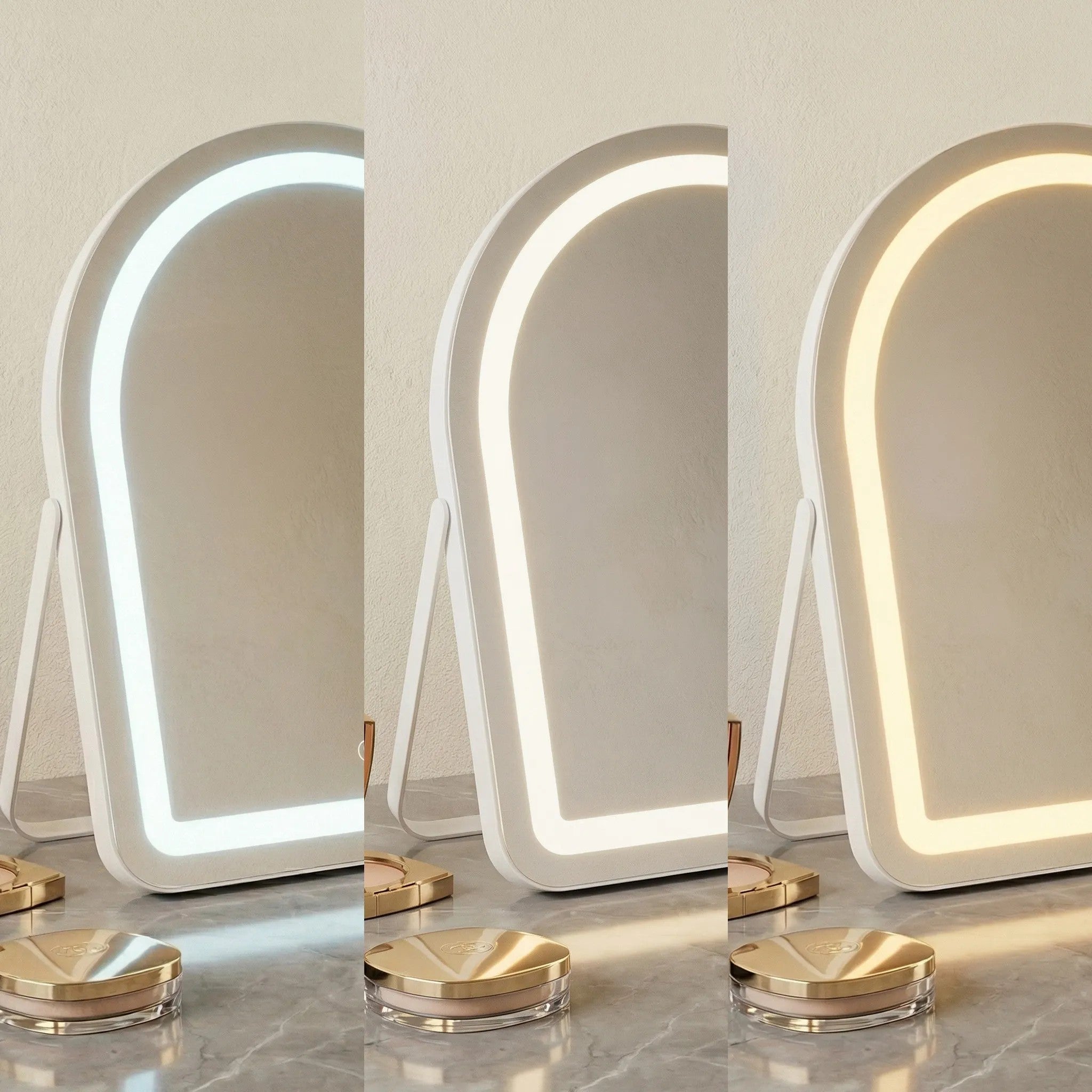 Zrkadlo LED GLAM White 40x45cm  7