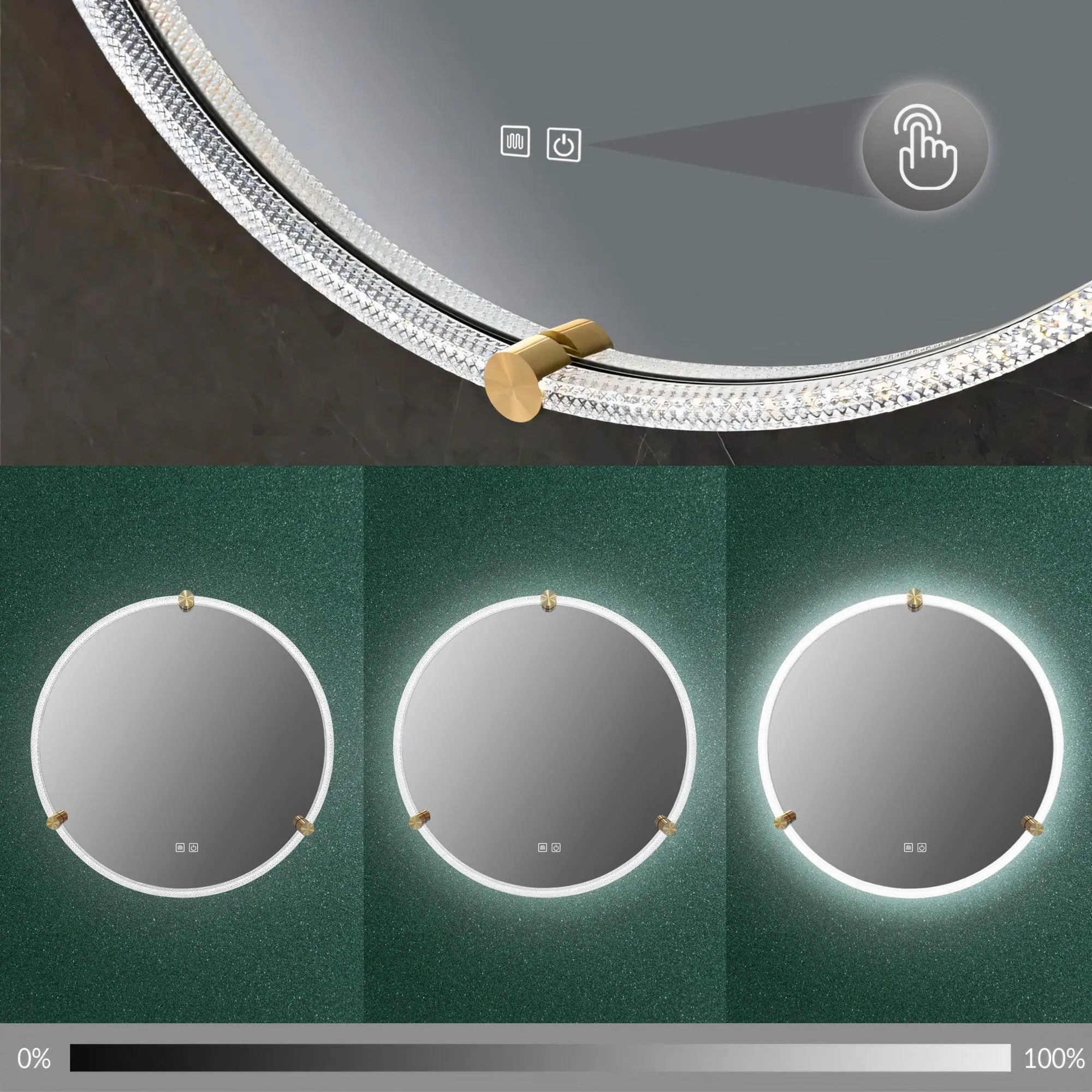 Zrkadlo LED 70cm BL805  7