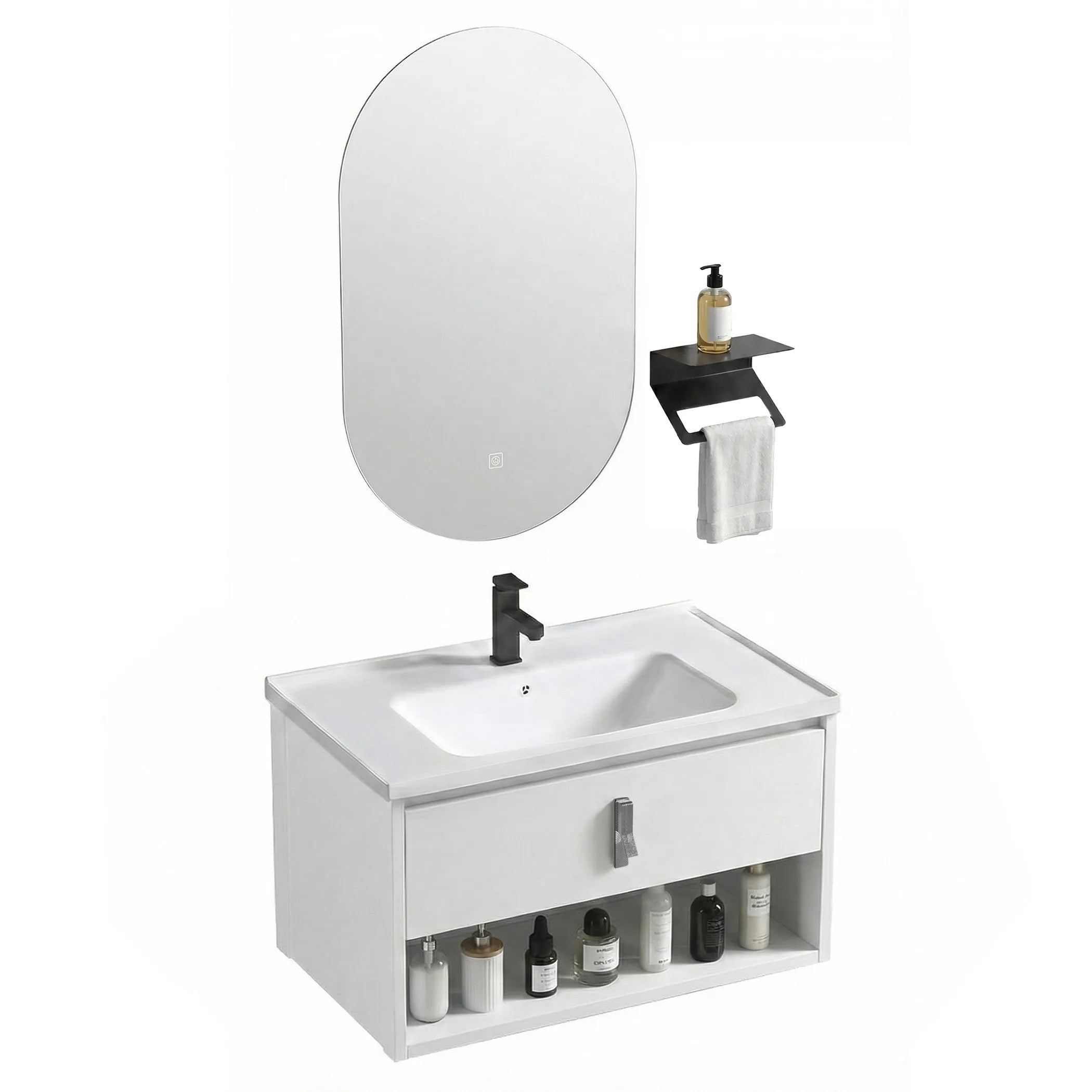 Súprava kúpeľňového nábytku s umývadlom Toledo 60cm White  7