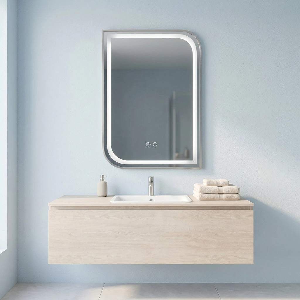 Zrkadlo LED ZONE 70x50  BRUSH NICKEL  7
