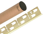 Sprchový odtokový pás 120 cm brúsená zlatá ľavy 7