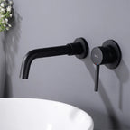 Podomietková batéria Rea Lungo LONG Black Mat matná čierna + BOX  7