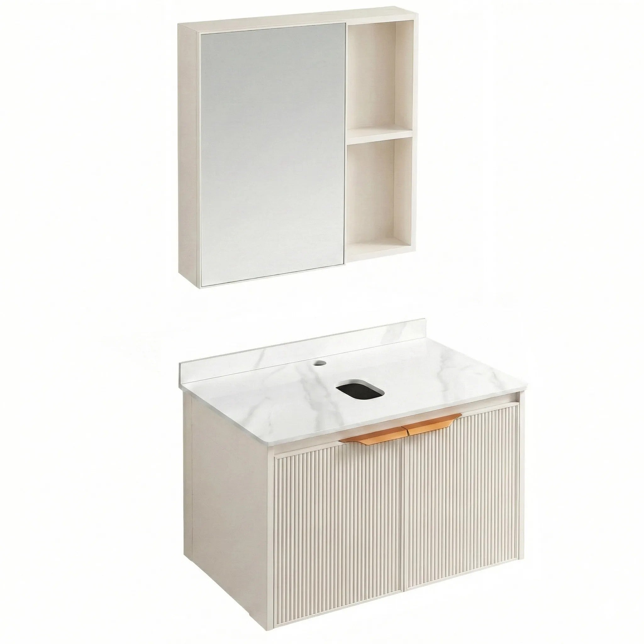Kúpeľňový nábytkový set s doskou Marti 60cm Beige  7