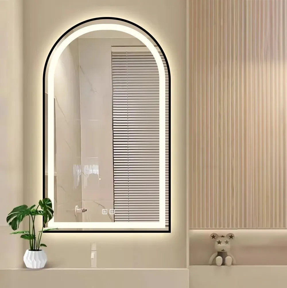 Zrkadlo LED 60x100cm DASH BLACK  7