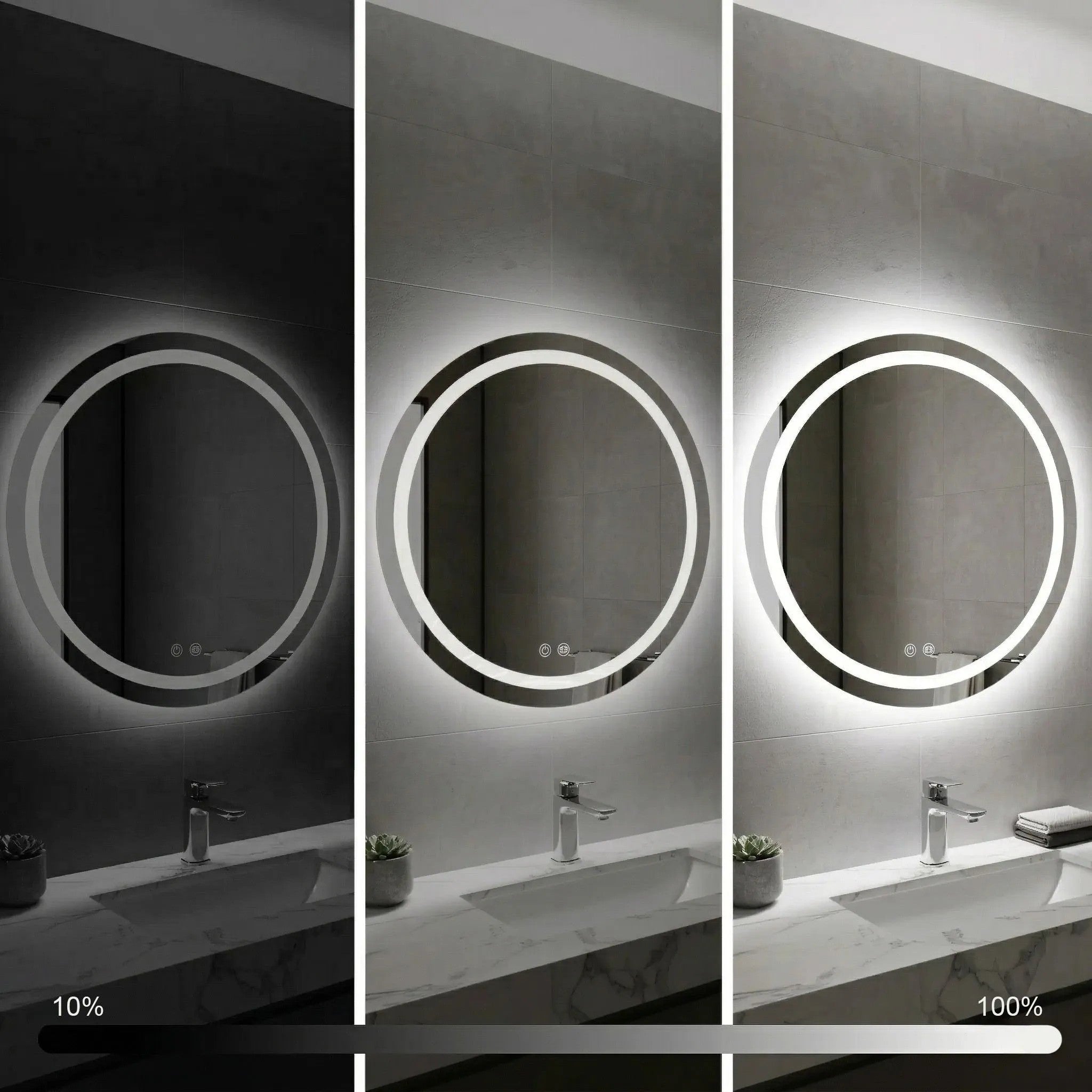 Zrkadlo LED SOFT 80  7