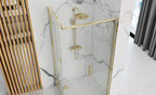 Sprchovací kút REA PUNTO 80x80 Gold S detským bazénom Savoy black 7