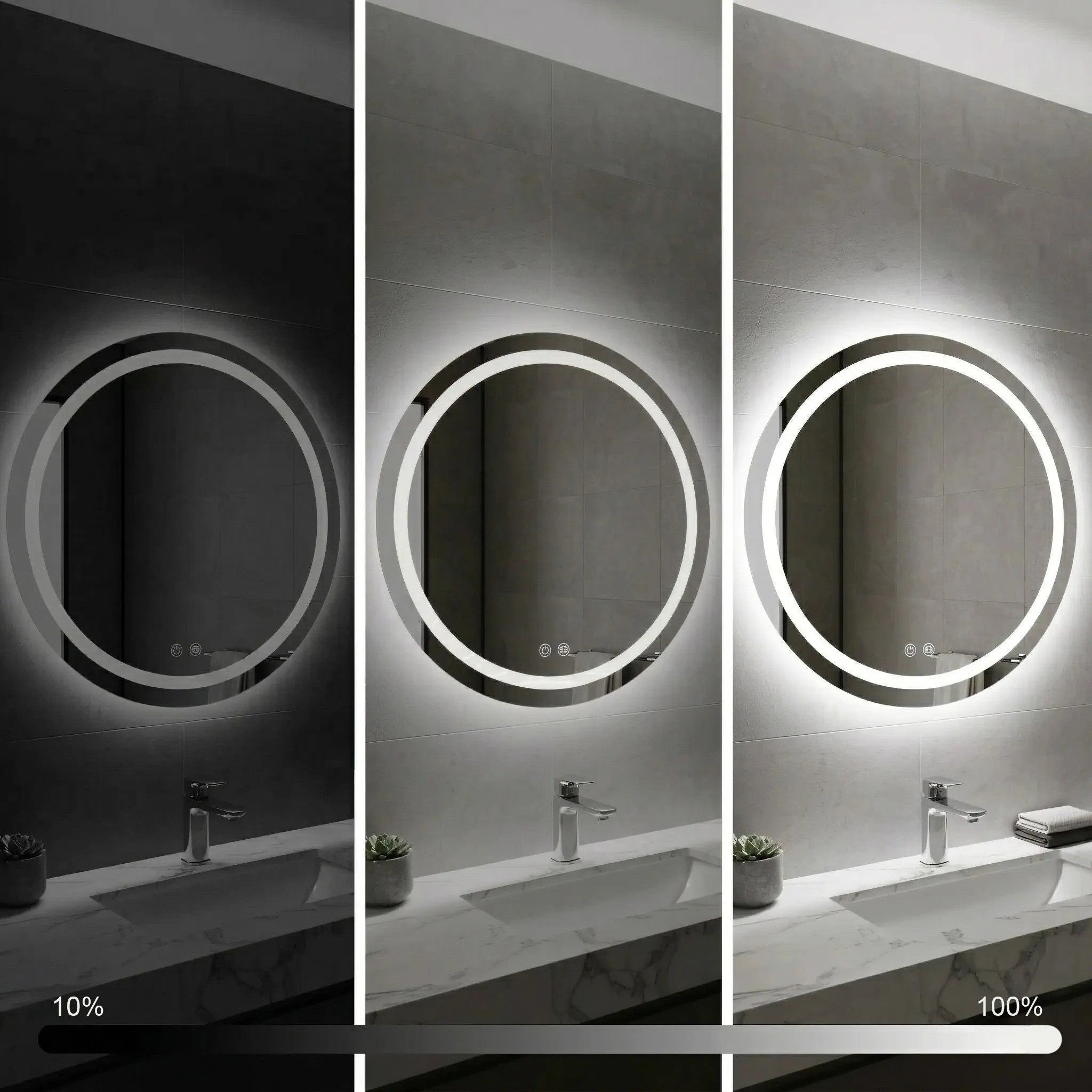 Zrkadlo LED SOFT 100  7
