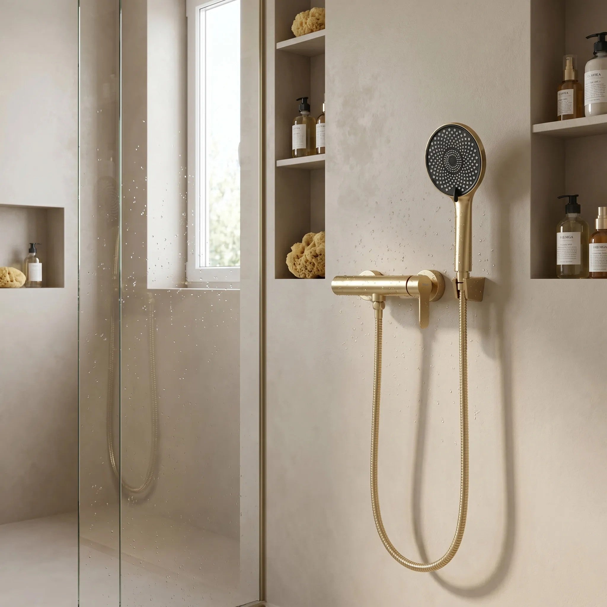 Sprchová batéria REA Arcos Brush Gold  7