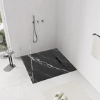 Sprchová vanička Bazalt CARRARA BLACK 90x90  7