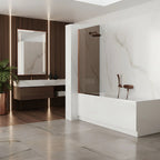 Paravan vaňový Rea Elegant Brush Copper 80  7