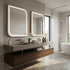 Zrkadlo LED ZONE 80x60 BRUSH NICKEL  7