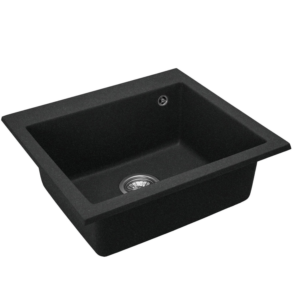 Kuchynský drez REA WEST XL black METALLIC  7