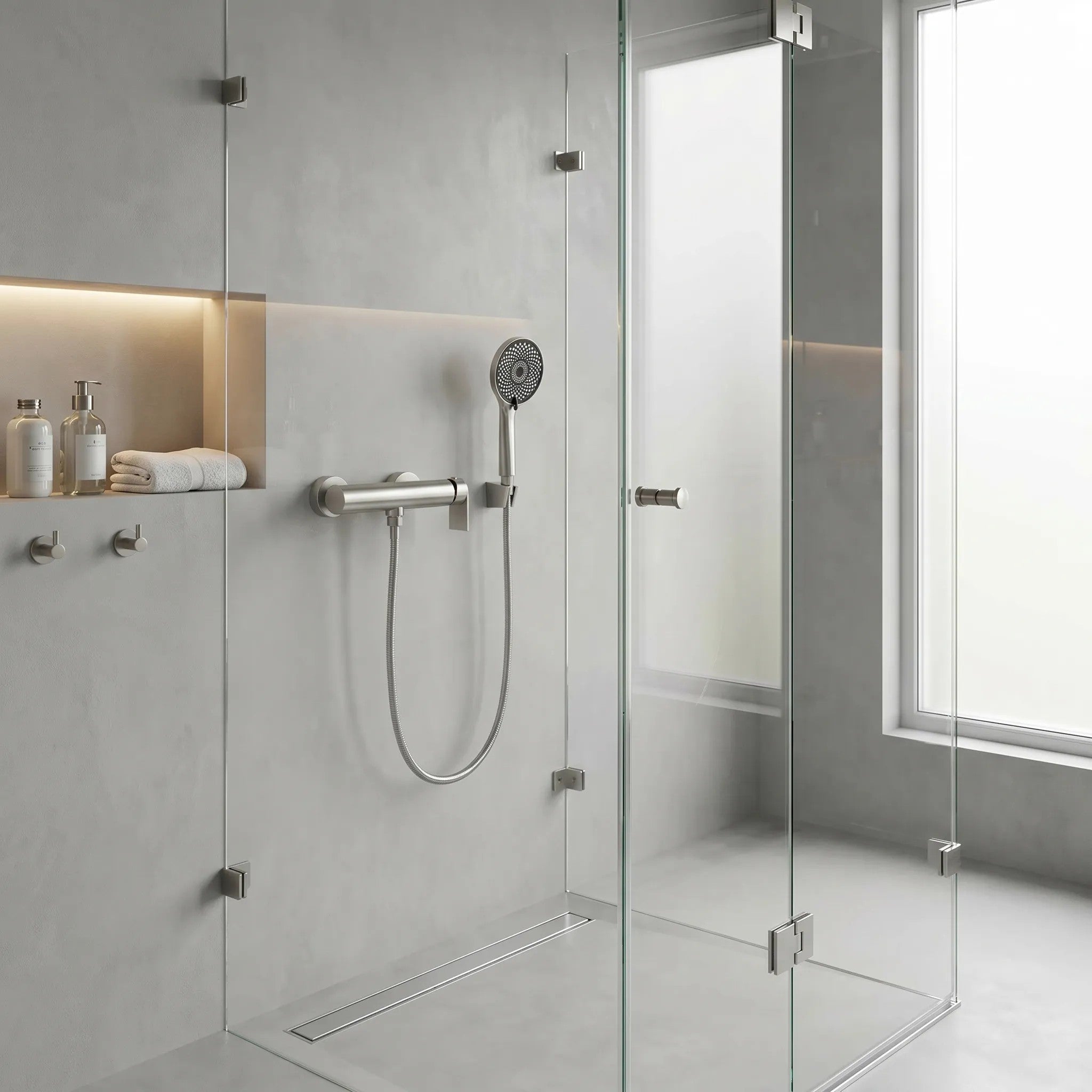 Sprchová batéria Rea Hunter Brushed Nickel  7