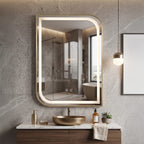 Zrkadlo LED ZONE 80X60  GOLD BRUSH  7