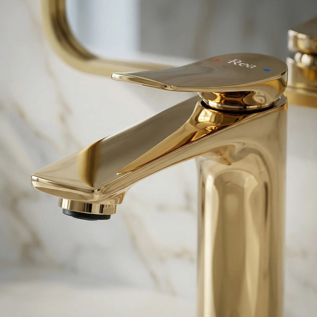 Umývadlová batéria PREMIUM REA Vision Gold Low  7
