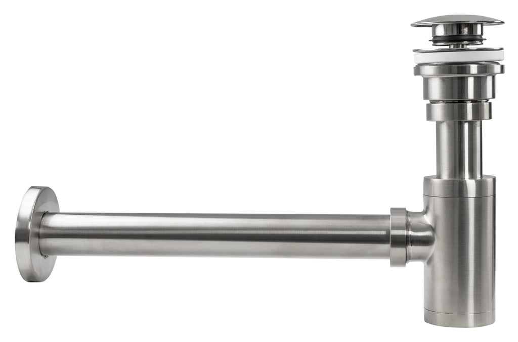 Sifón click-clack BRUSH NICKLE INOX  7