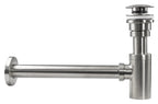 Sifón click-clack BRUSH NICKLE INOX  7