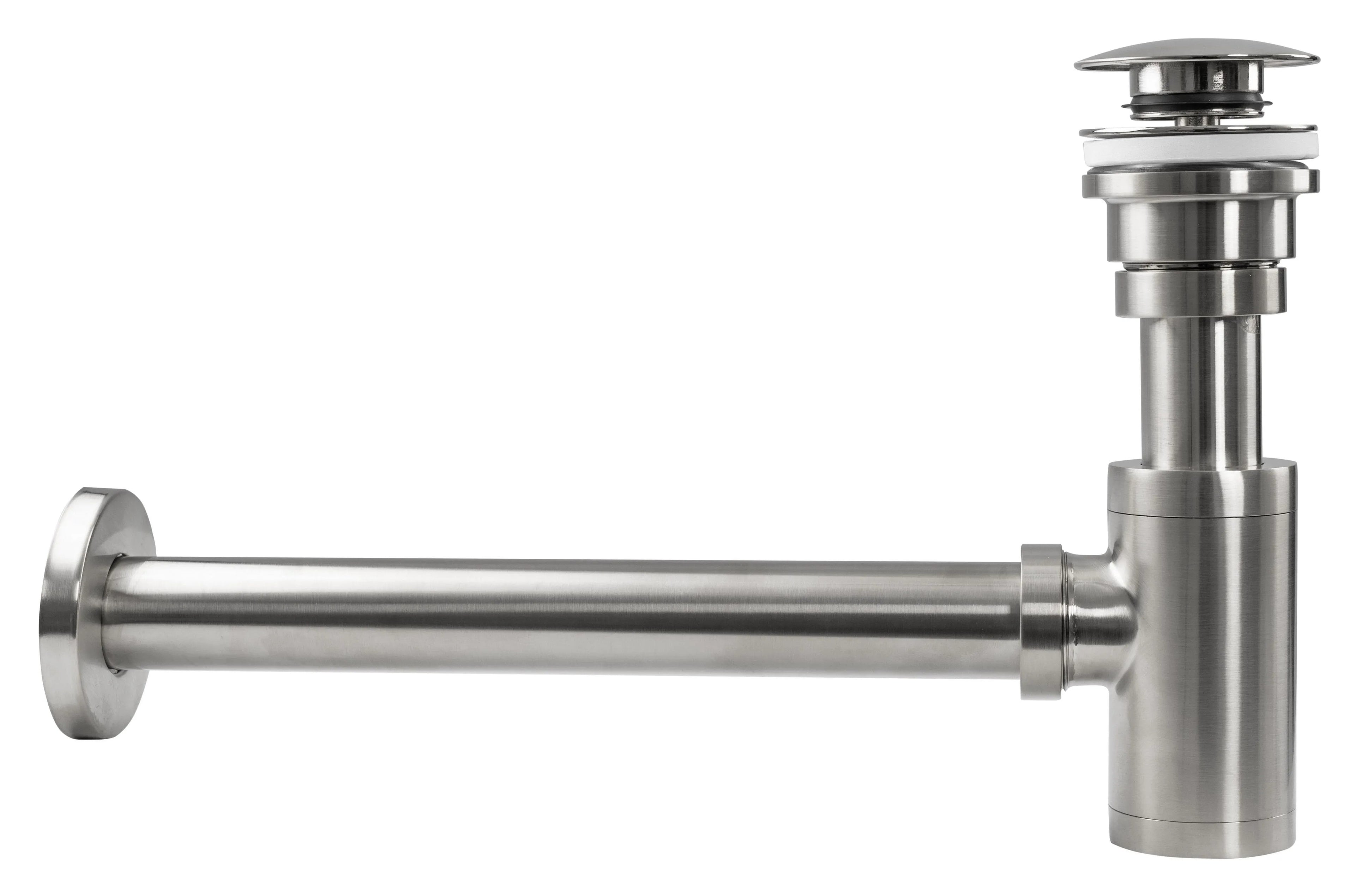 Sifón click-clack BRUSH NICKLE INOX  7