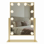 Zrkadlo LED HOLLYWOOD L.Gold 30x40  1