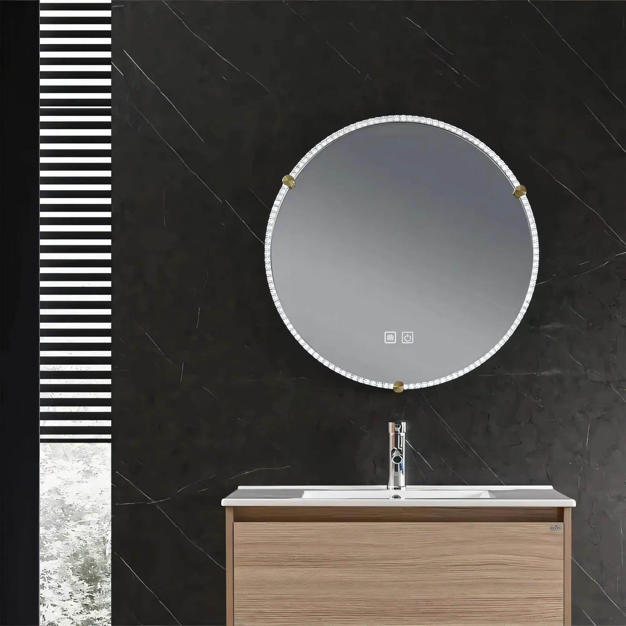 Zrkadlo LED 60cm 106  8