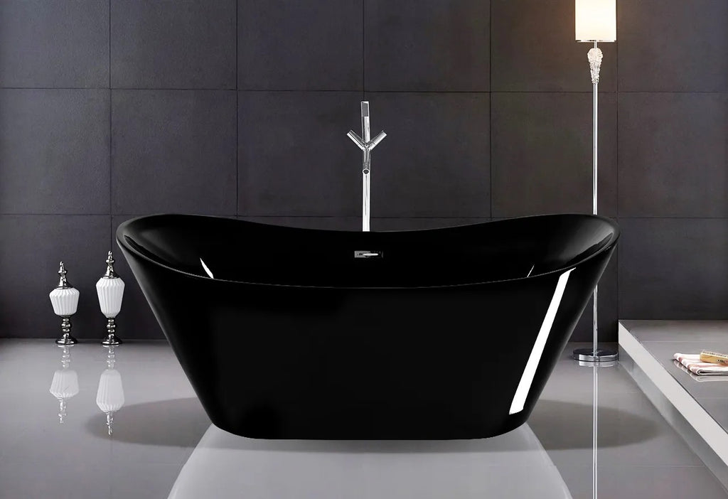 Samostatne stojaca vaňa Rea Ferrano Black  8