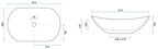 Umývadlo na dosku REA ROYAL Cinnamon Matt  8