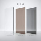 Sprchová zástena Rea Flexi Grey / Brush Gold 80  8