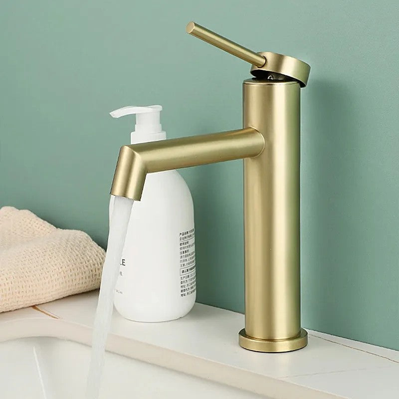 Umývadlová batéria REA Foss GOLD BRUSH nízka  8