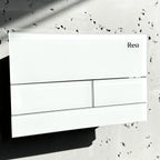 Podomietkový WC systém K011A-Q + tlačidlá T White Glass  8