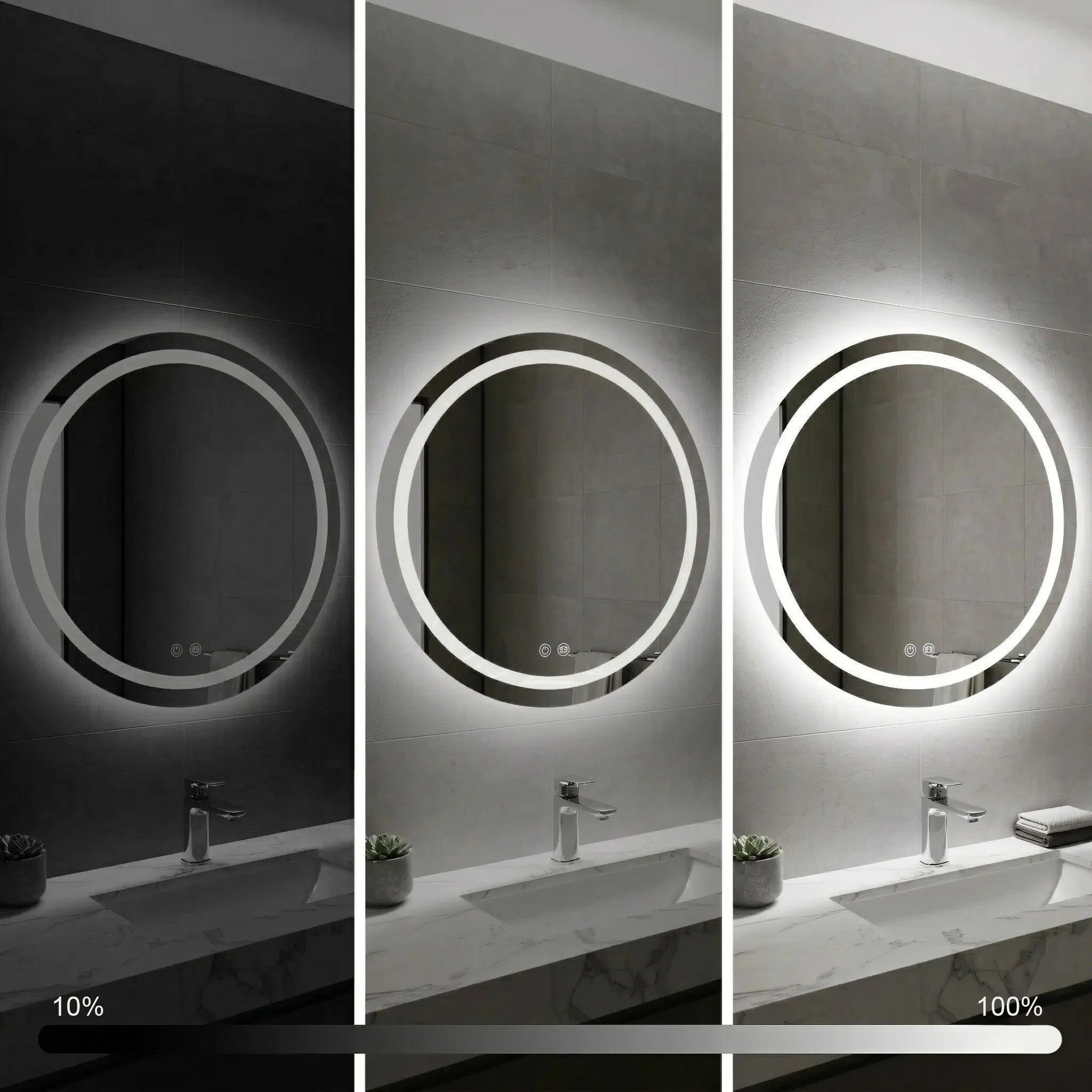 Zrkadlo LED SOFT 90  8
