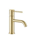 Rea Lungo Diamond umývadlová batéria Brush Gold Low  8