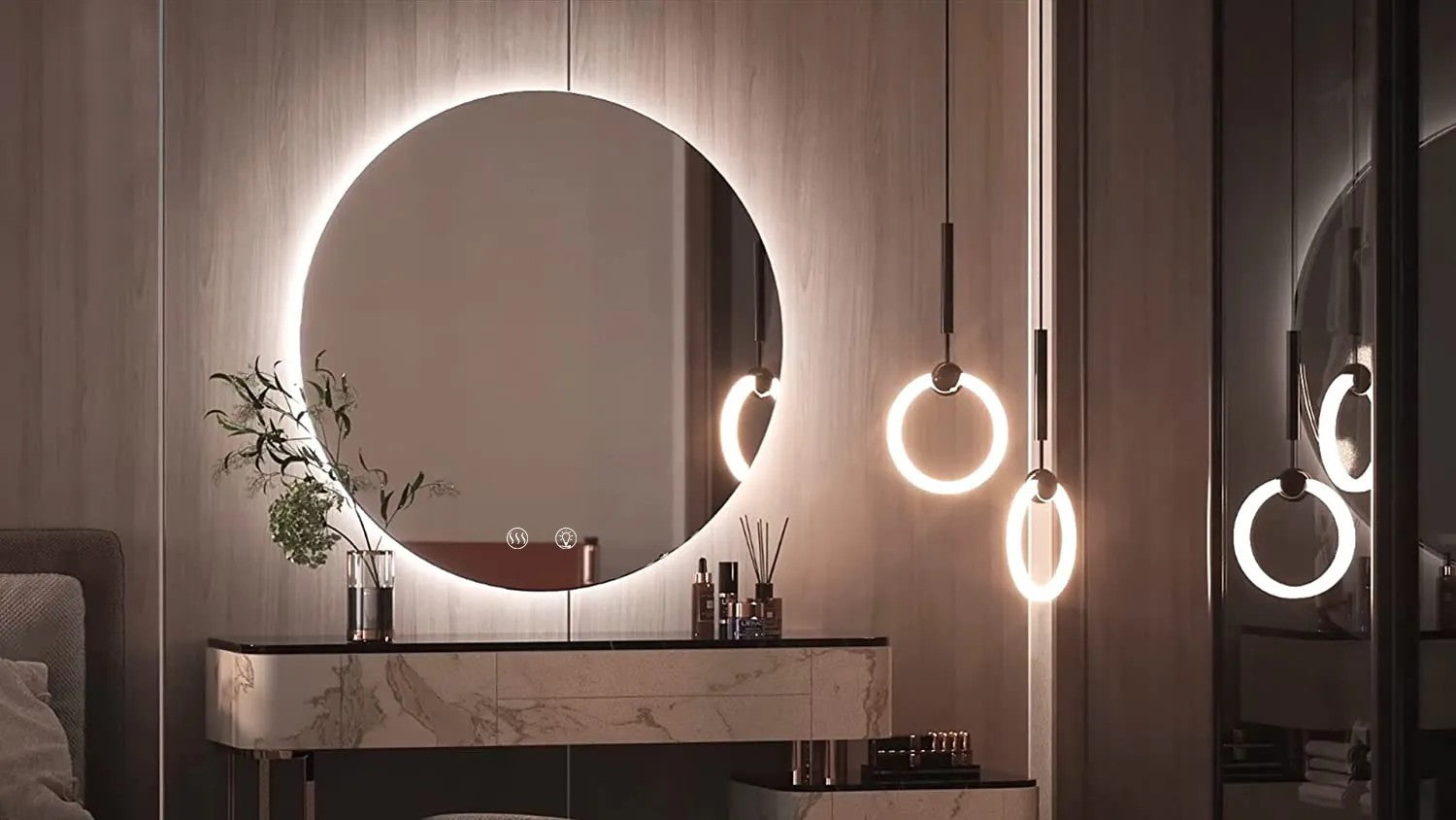 Zrkadlo LED 70cm HZJ070  8
