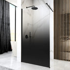 Sprchová zástena Rea Aero Ombre Black/Black 110  8