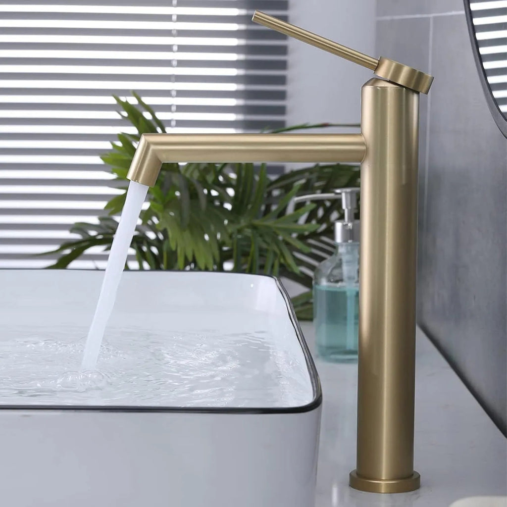 Umývadlová batéria REA Foss GOLD BRUSH High  8