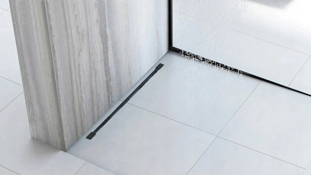 Spádová lišta sprchovej vaničky 140cm Čierna ľavy 8