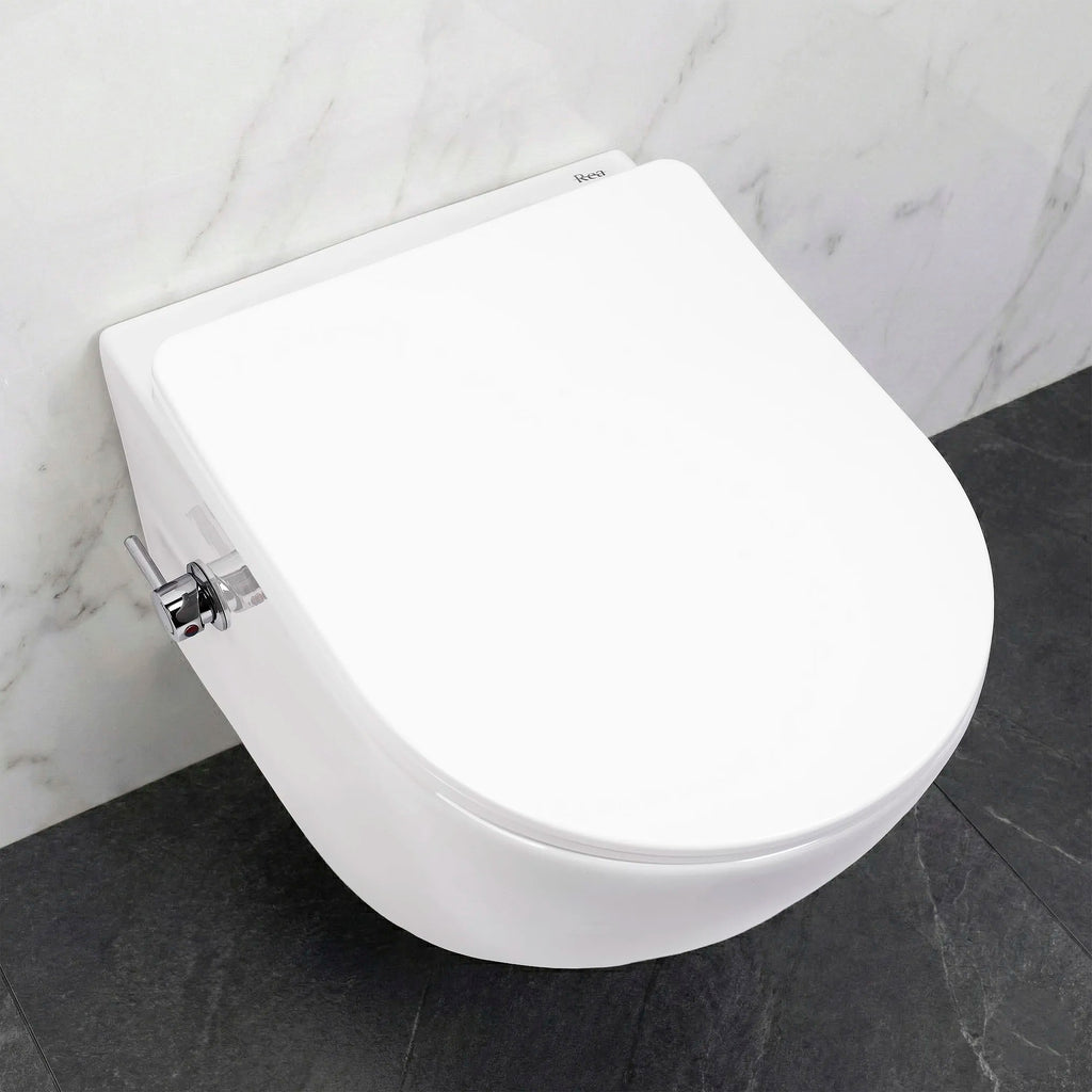 Závesná WC misa REA Carlo Lux Rimless s funkciou bidetu  8