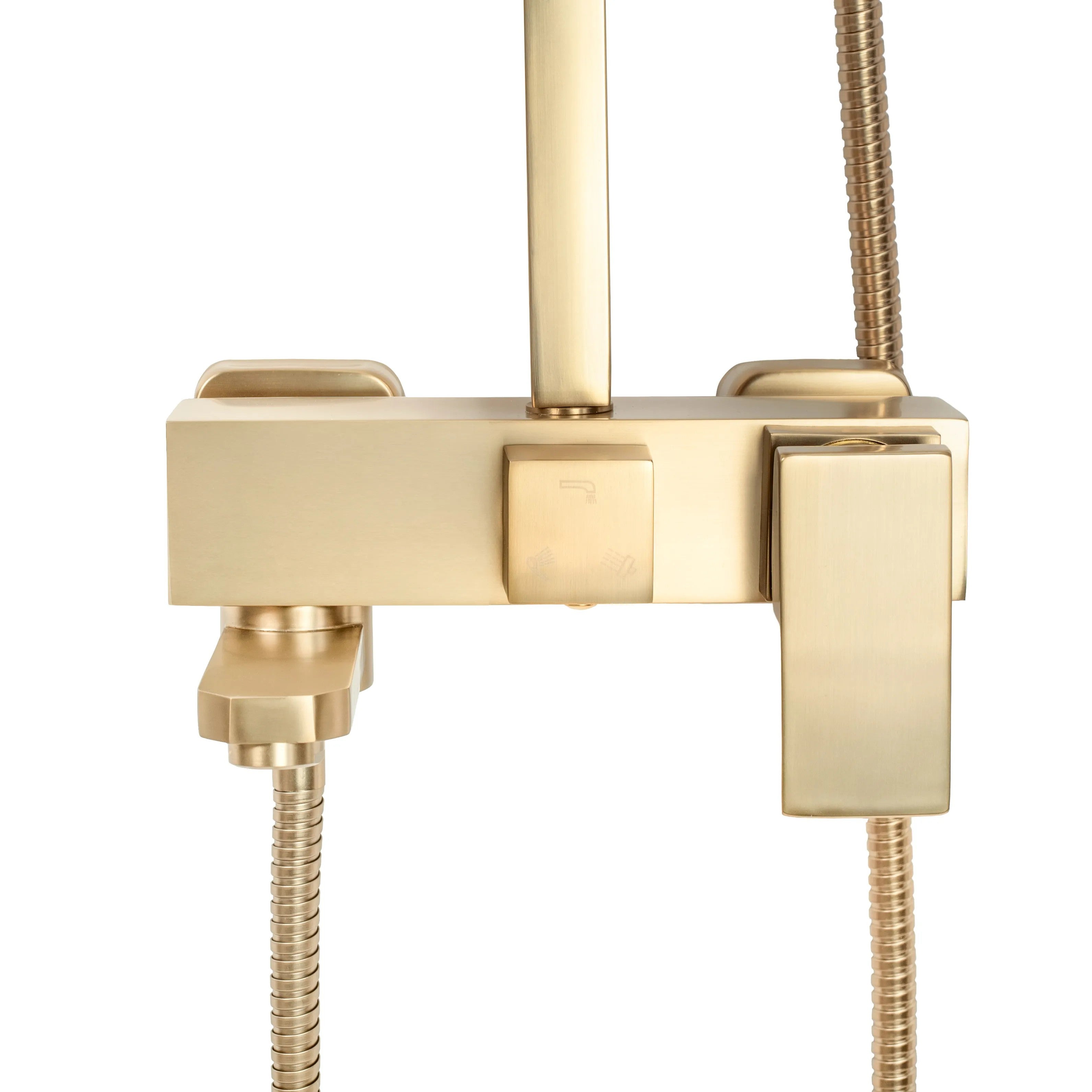 Sprchový set REA JACK BRUSHED GOLD  8