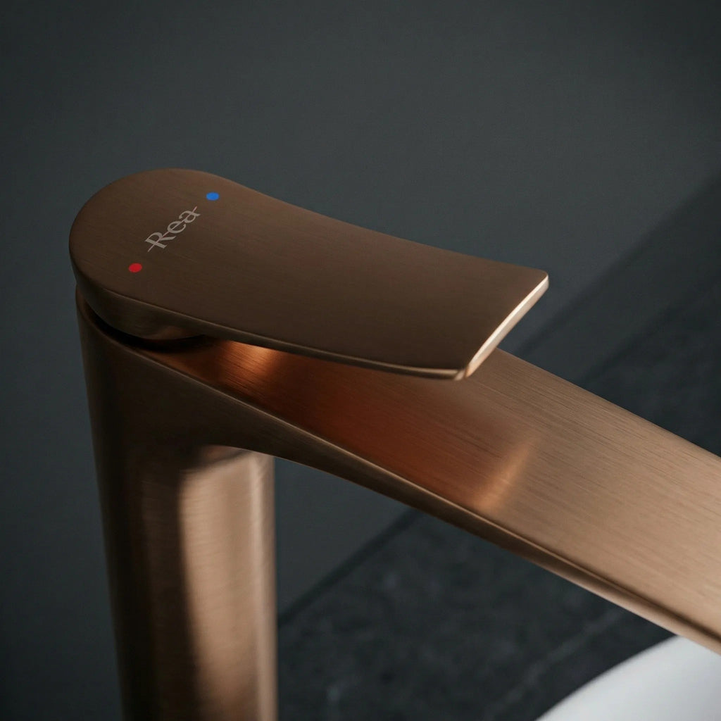 Umývadlová batéria PREMIUM REA Vision Brush Copper High  8