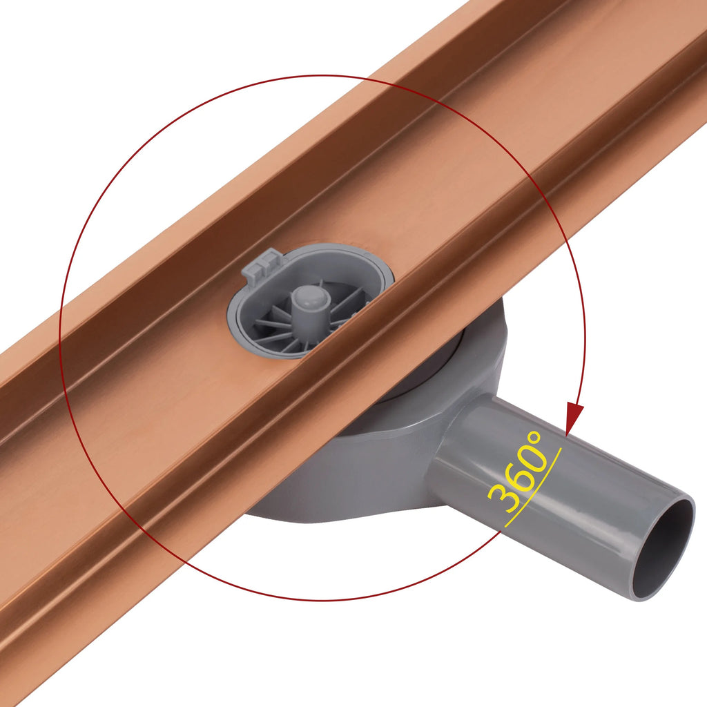 Odtokový žľab REA Neox pro Brushed Copper 70  8