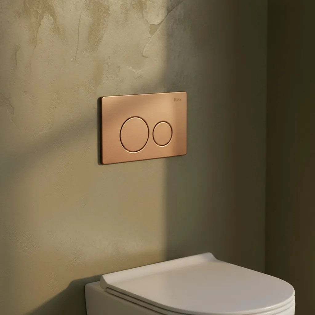 Podomietkový WC systém K011A-Q + tlačidlá I Brush Copper  8