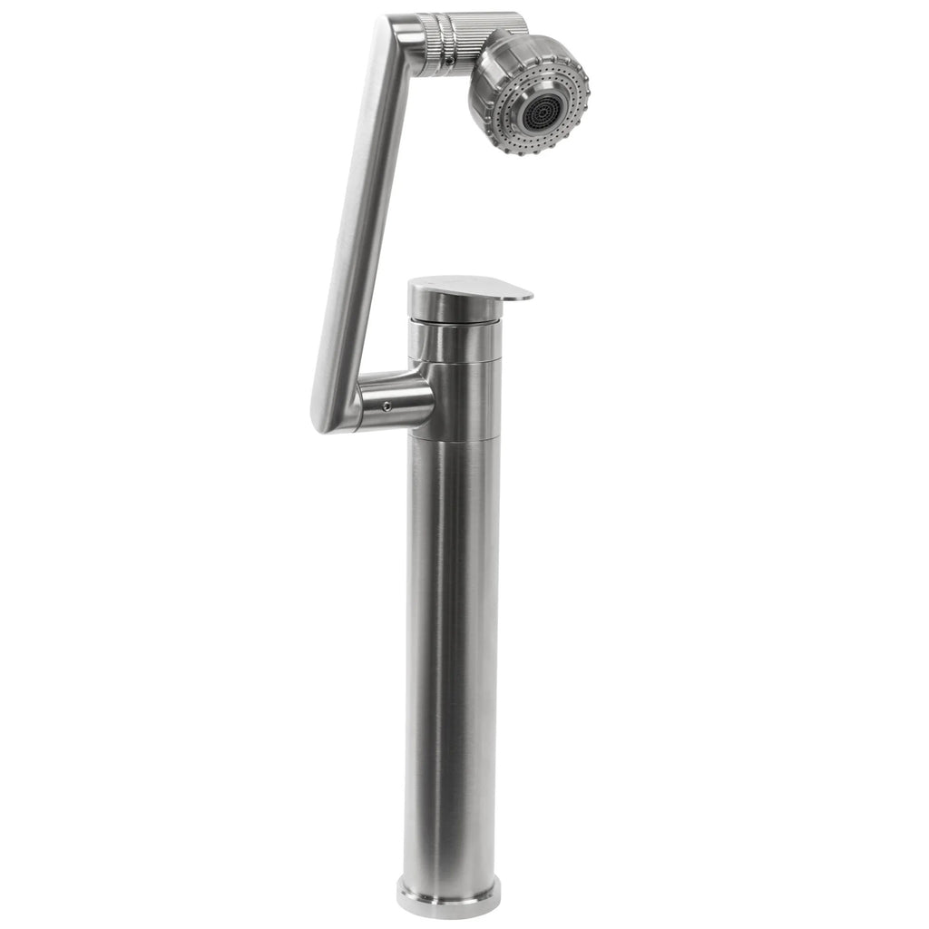Koupelnová baterie REA PACO Nickel Brush INOX High  8