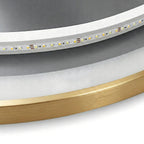 Zrkadlo LED 60cm MMJ BRUSH GOLD  8