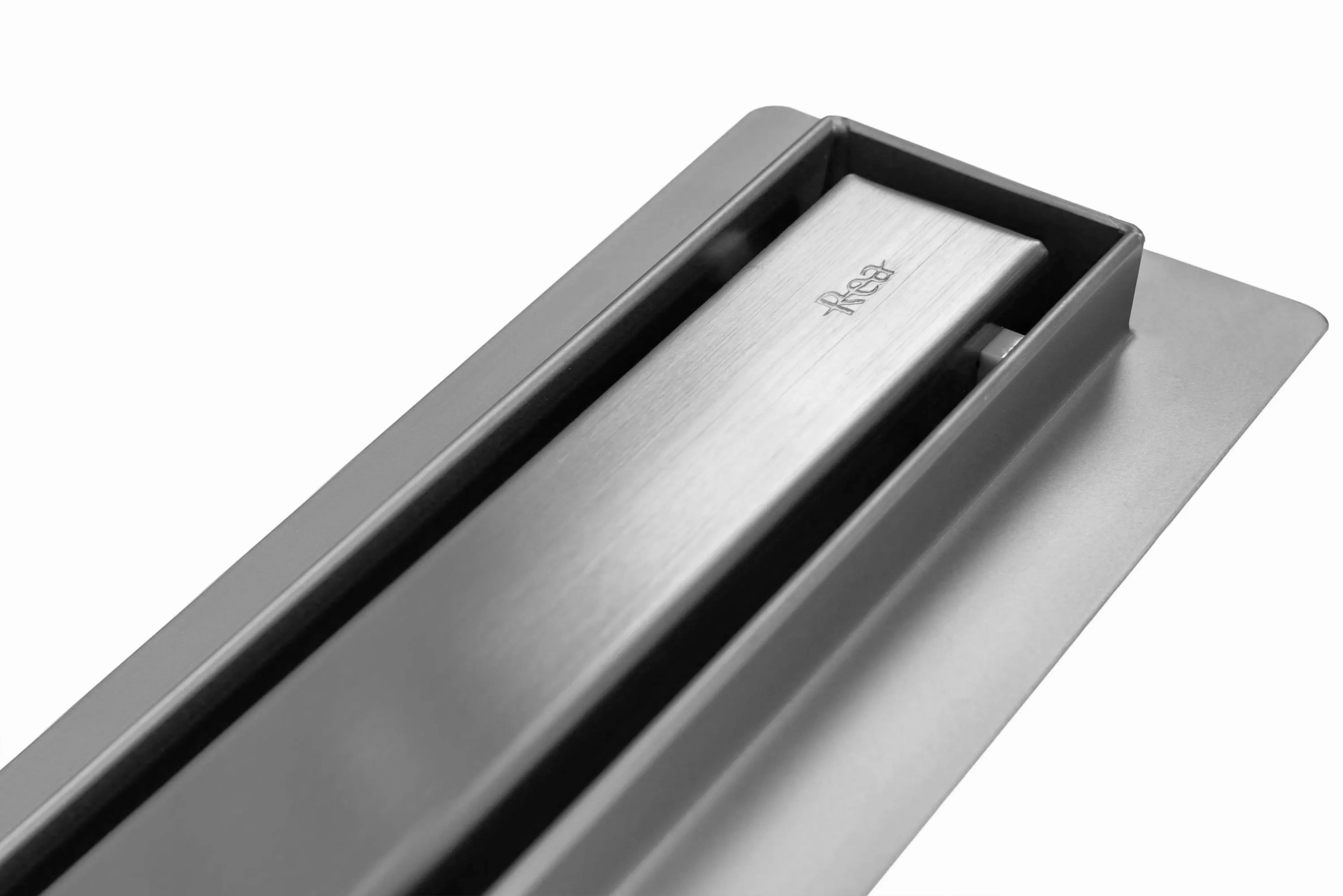 Odtokový žľab Rea Neo Slim Pro Nickel Brush INOX 70  8