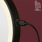 Zrkadlo LED Glow Black  8