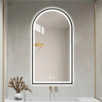 Zrkadlo LED 60x100cm DASH BLACK  8