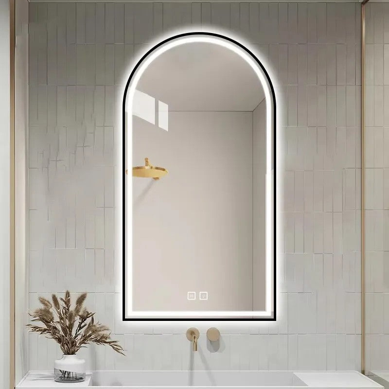 Zrkadlo LED 60x100cm DASH BLACK  8